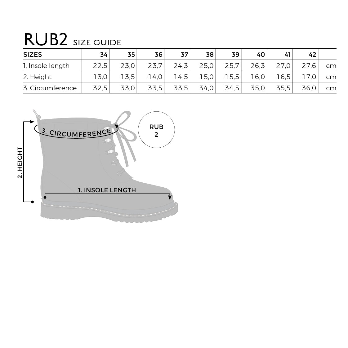 Lág reimuð gúmmístígvél