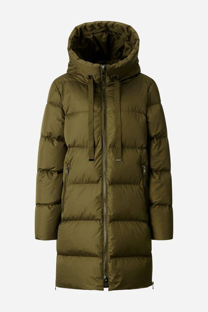 Millisíð dúnúlpa - 4 litir