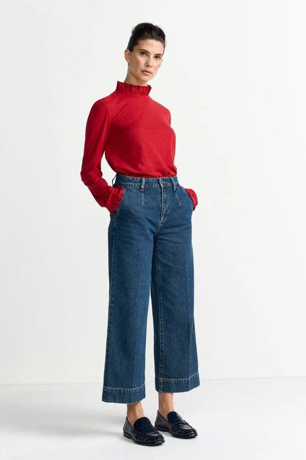 Langerma bolur með kraga