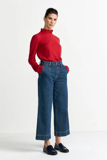 Langerma bolur með kraga