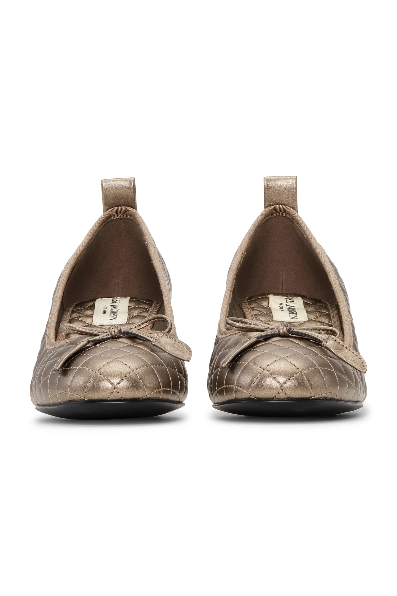 Ballerínuskór með háum hæl