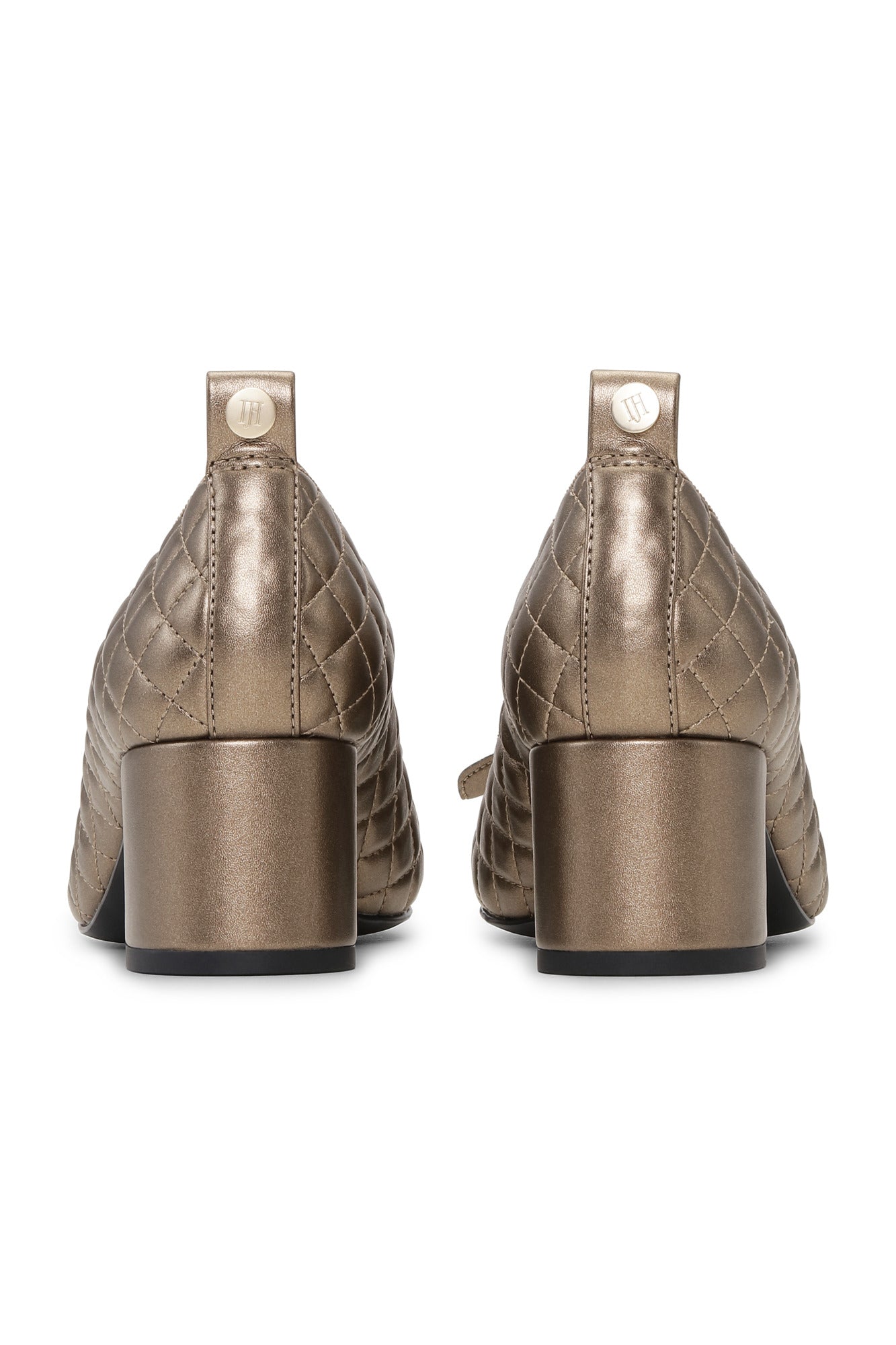 Ballerínuskór með háum hæl