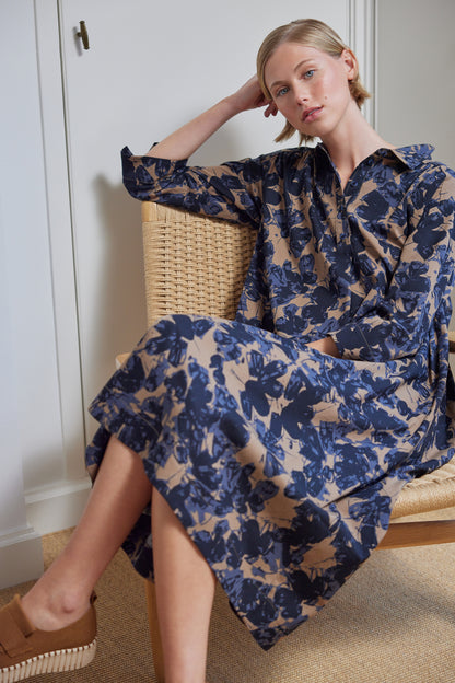 Munstraður Ilse kjóll