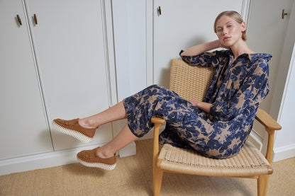 Munstraður Ilse kjóll