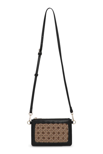 Lítil fléttuð taska