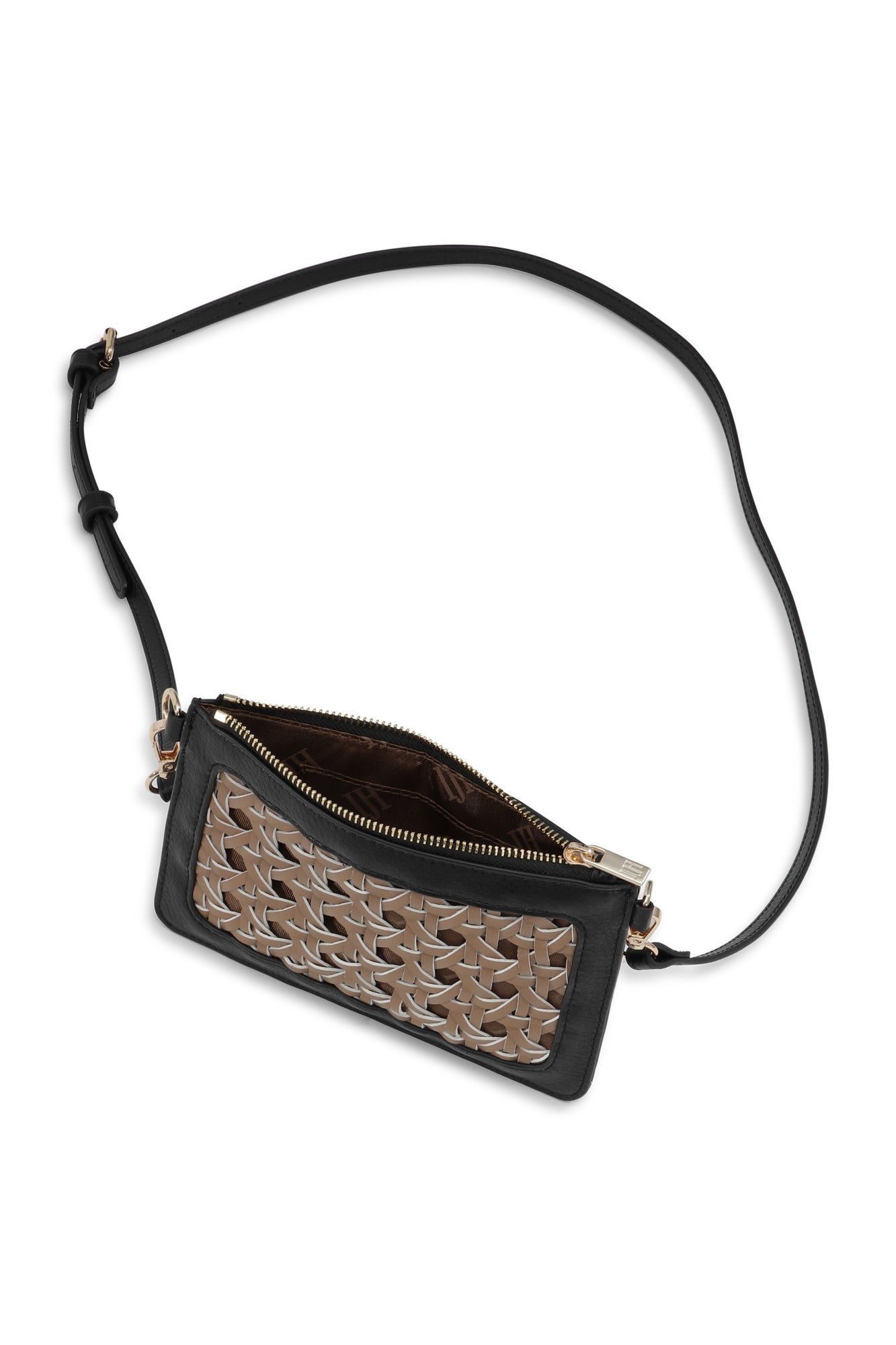 Lítil fléttuð taska