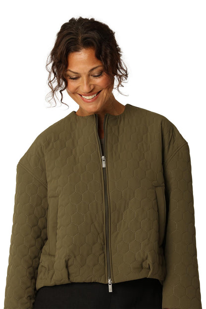 Vatteraður bomber jakki