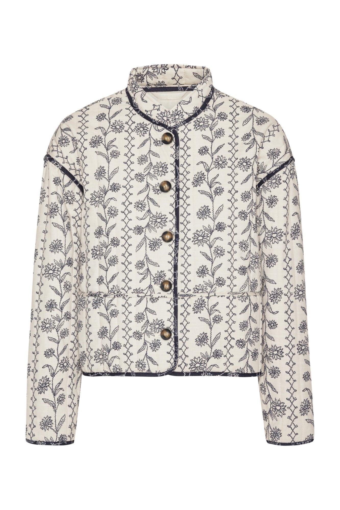 Stuttur munstraður jakki