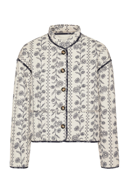 Stuttur munstraður jakki