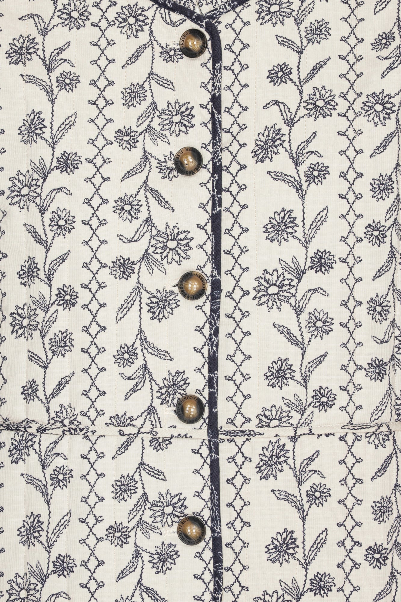 Stuttur munstraður jakki