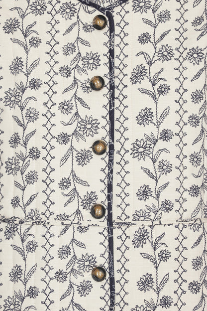 Stuttur munstraður jakki