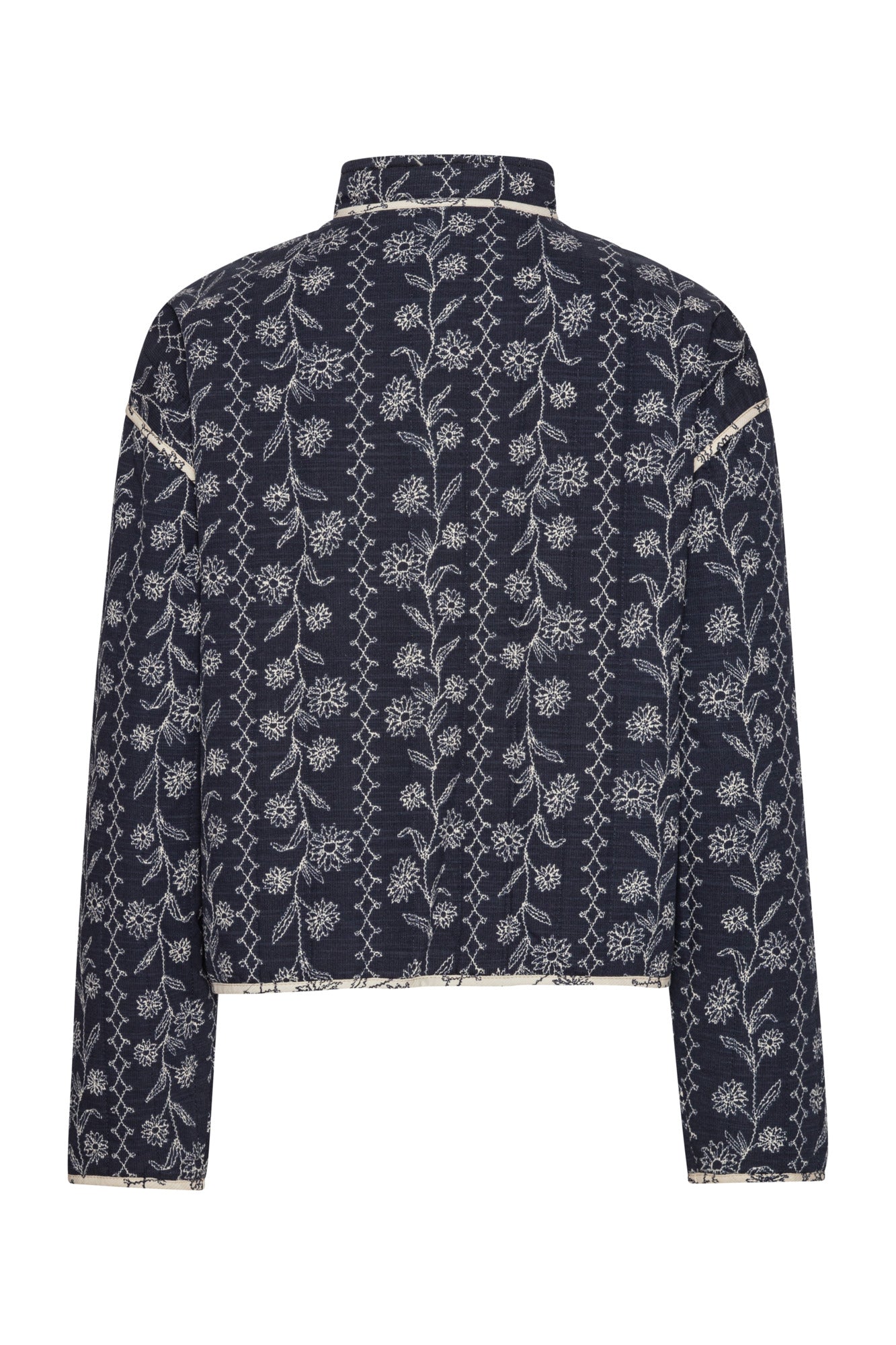 Stuttur munstraður jakki