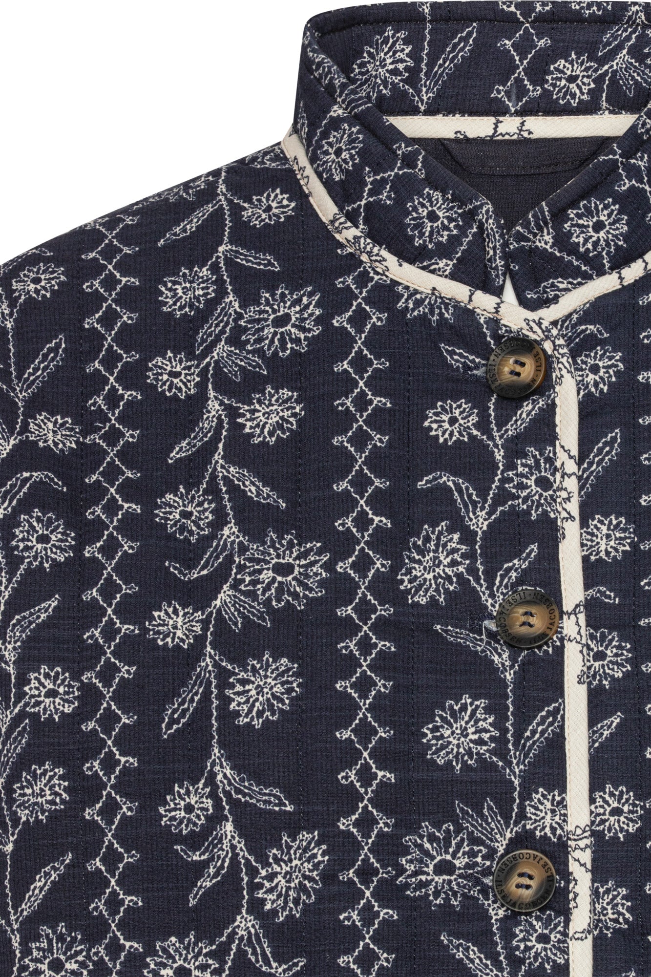 Stuttur munstraður jakki