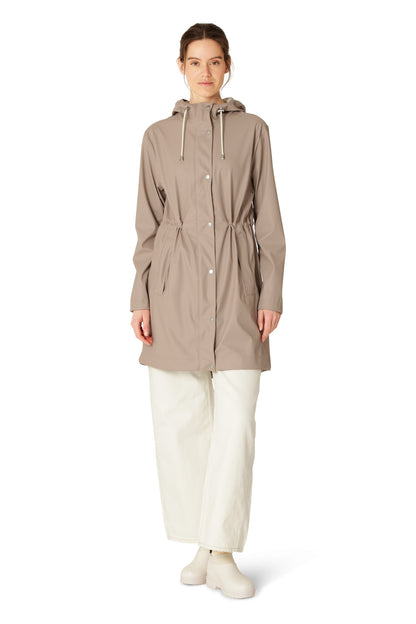 Millisíð regnkápa