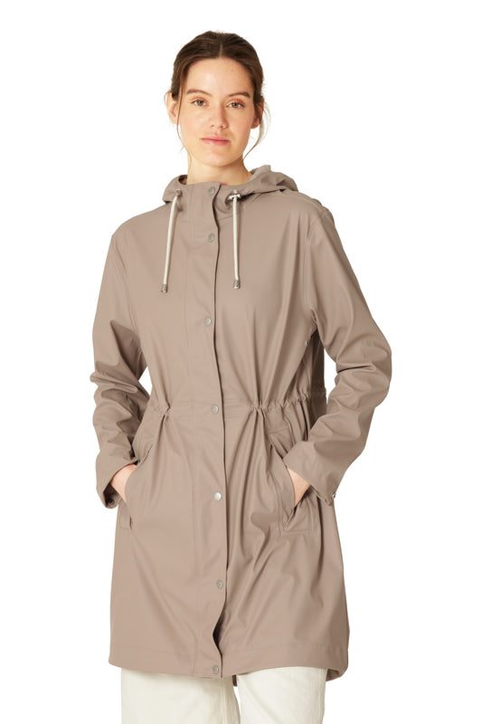 Millisíð regnkápa