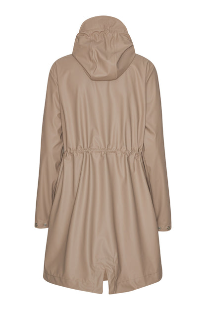 Millisíð regnkápa