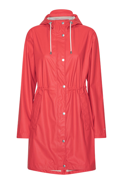 Millisíð regnkápa