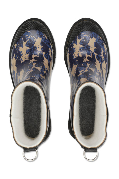 Loðfóðruð gúmmístígvél