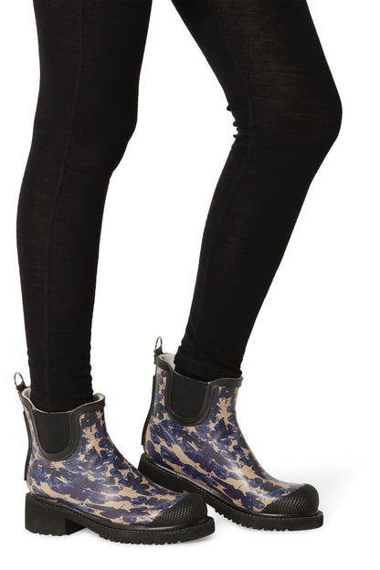 Loðfóðruð gúmmístígvél