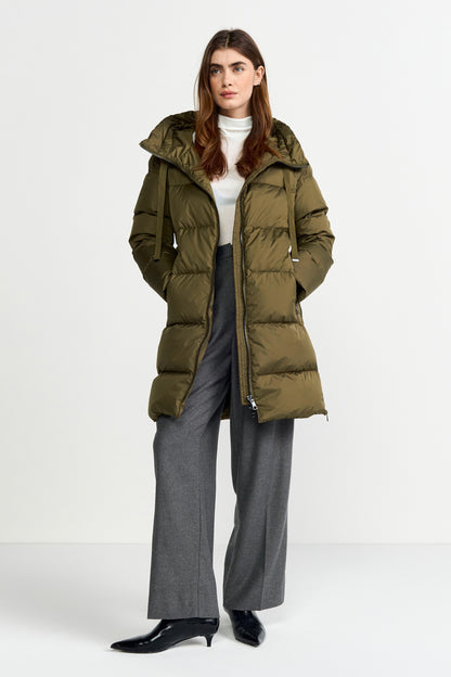 Millisíð dúnúlpa - 4 litir