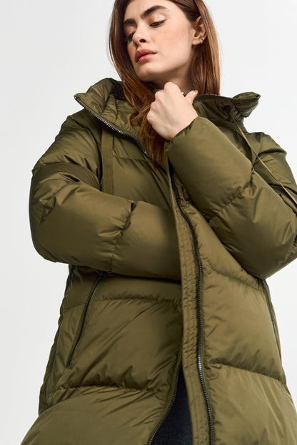 Millisíð dúnúlpa - 4 litir