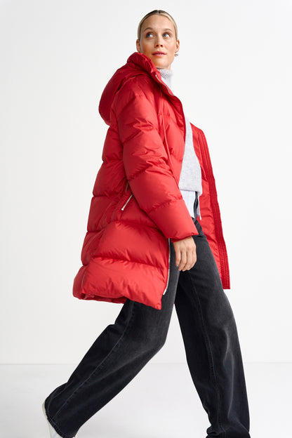 Millisíð dúnúlpa - 4 litir