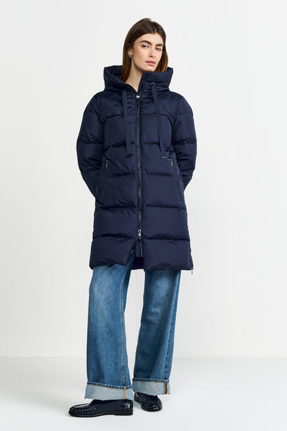 Millisíð dúnúlpa - 4 litir