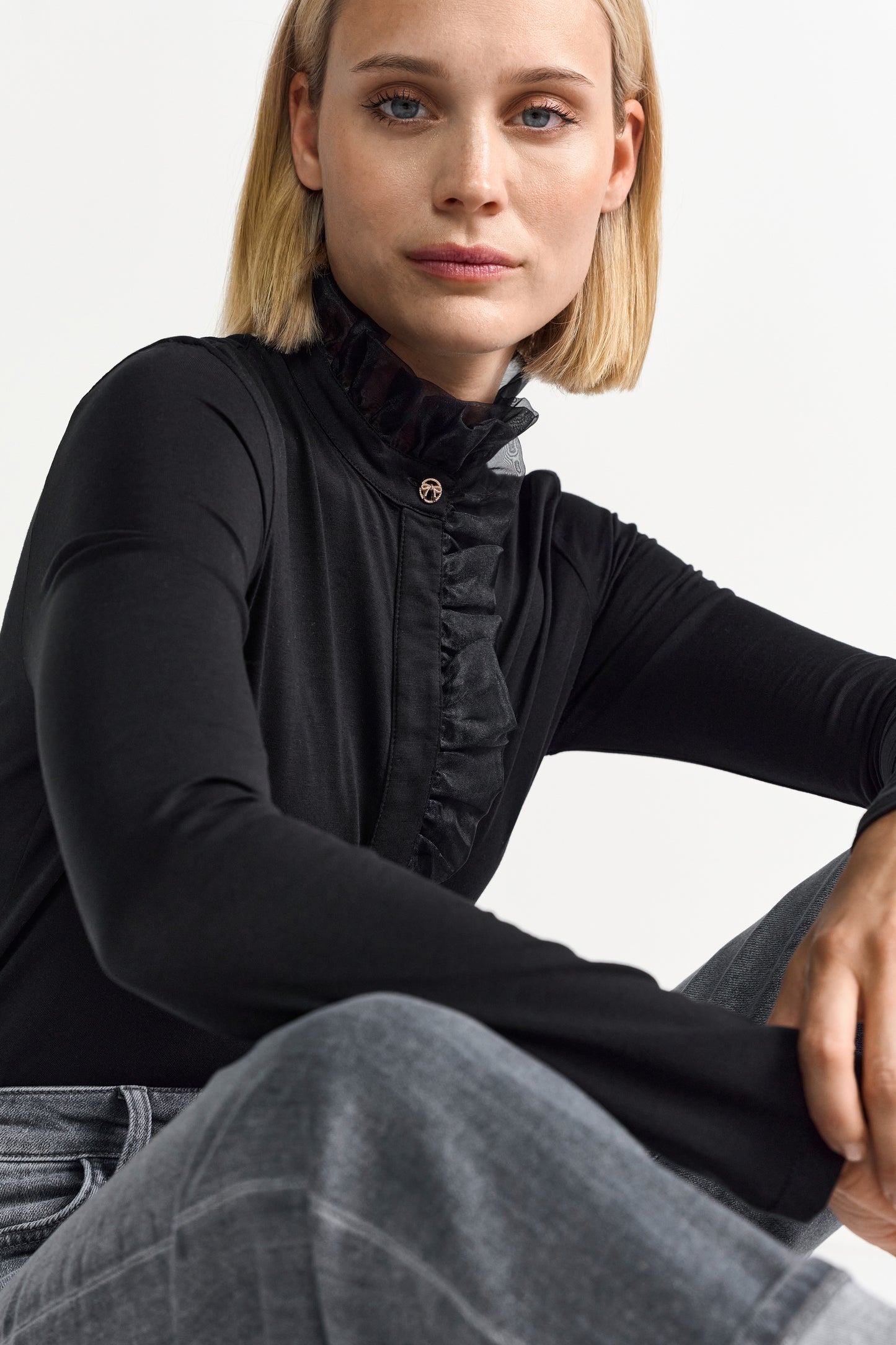 Langermabolur með kraga